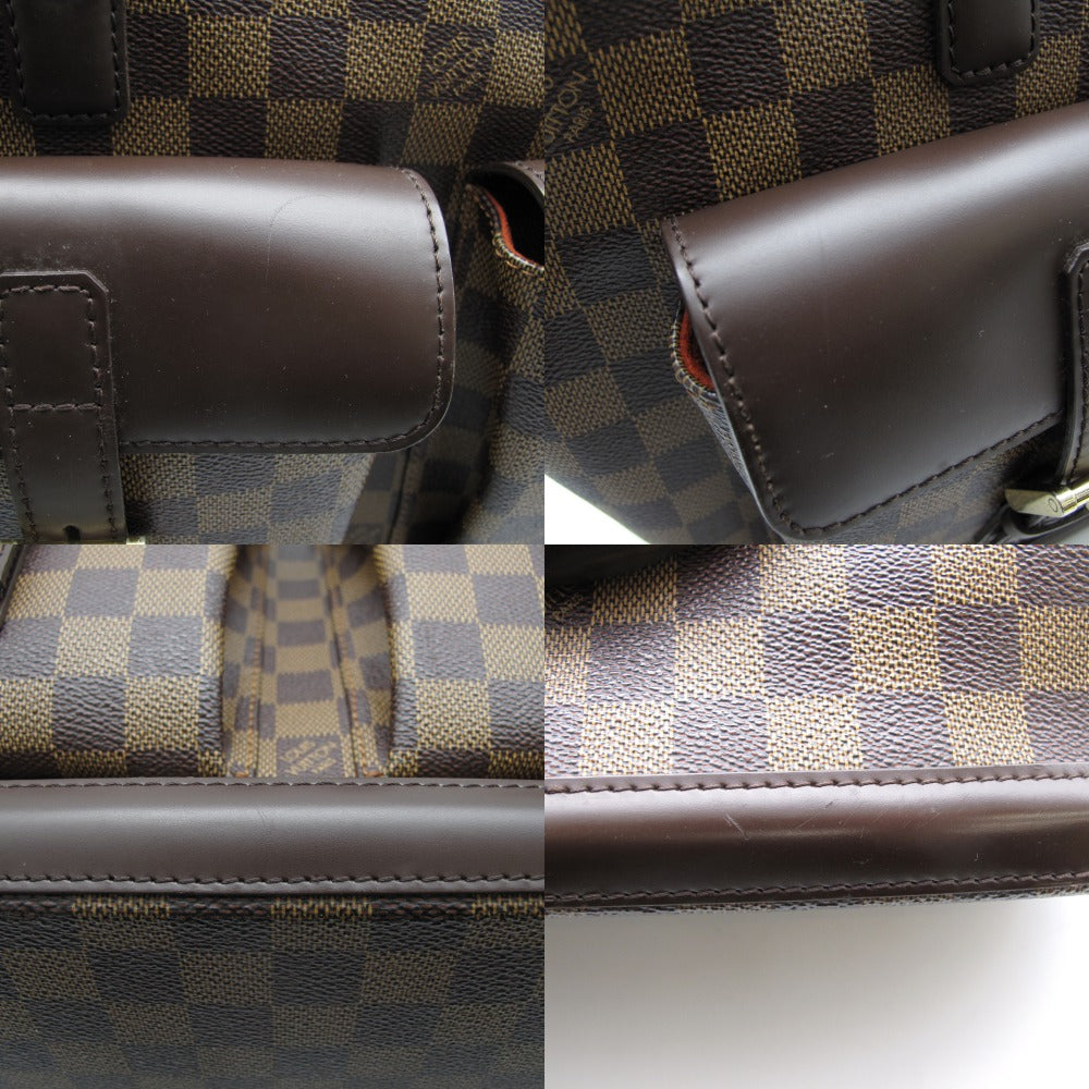 LOUIS VUITTON ルイ・ヴィトン マノスクGM ダミエ N51120 トートバッグ ハンドバッグ ポーチ付き PVC レザー レディース