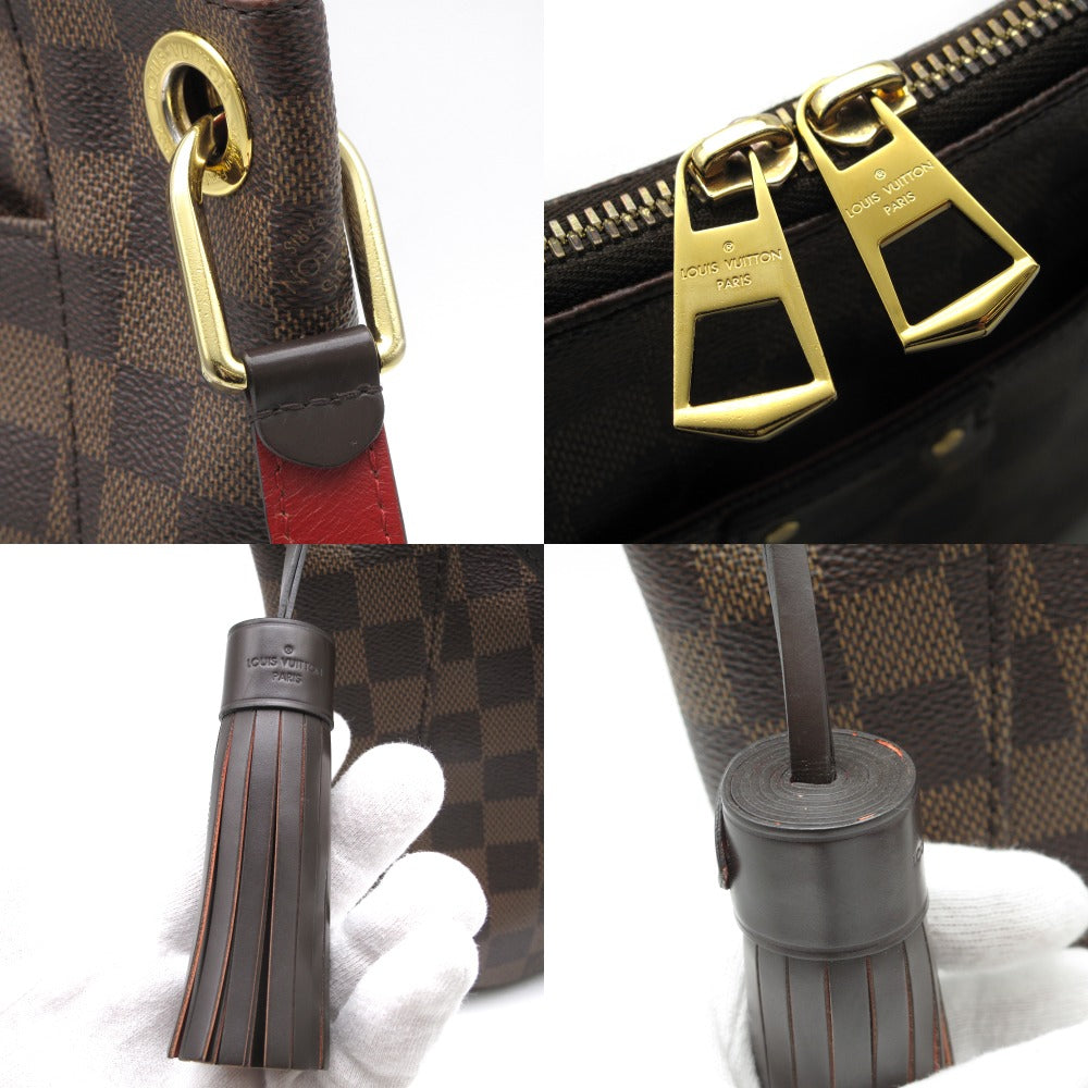 LOUIS VUITTON ルイ・ヴィトン サウス バンク ダミエ N42230 ショルダーバッグ クロスボディ 肩掛け 斜め掛け PVC レザー