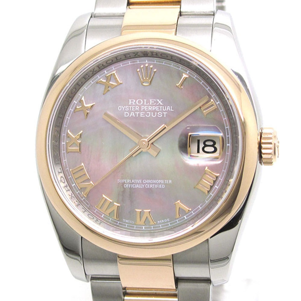 ROLEX ロレックス 腕時計 デイトジャスト Ref.116201 D番 ブラックシェル 自動巻き DATEJUST