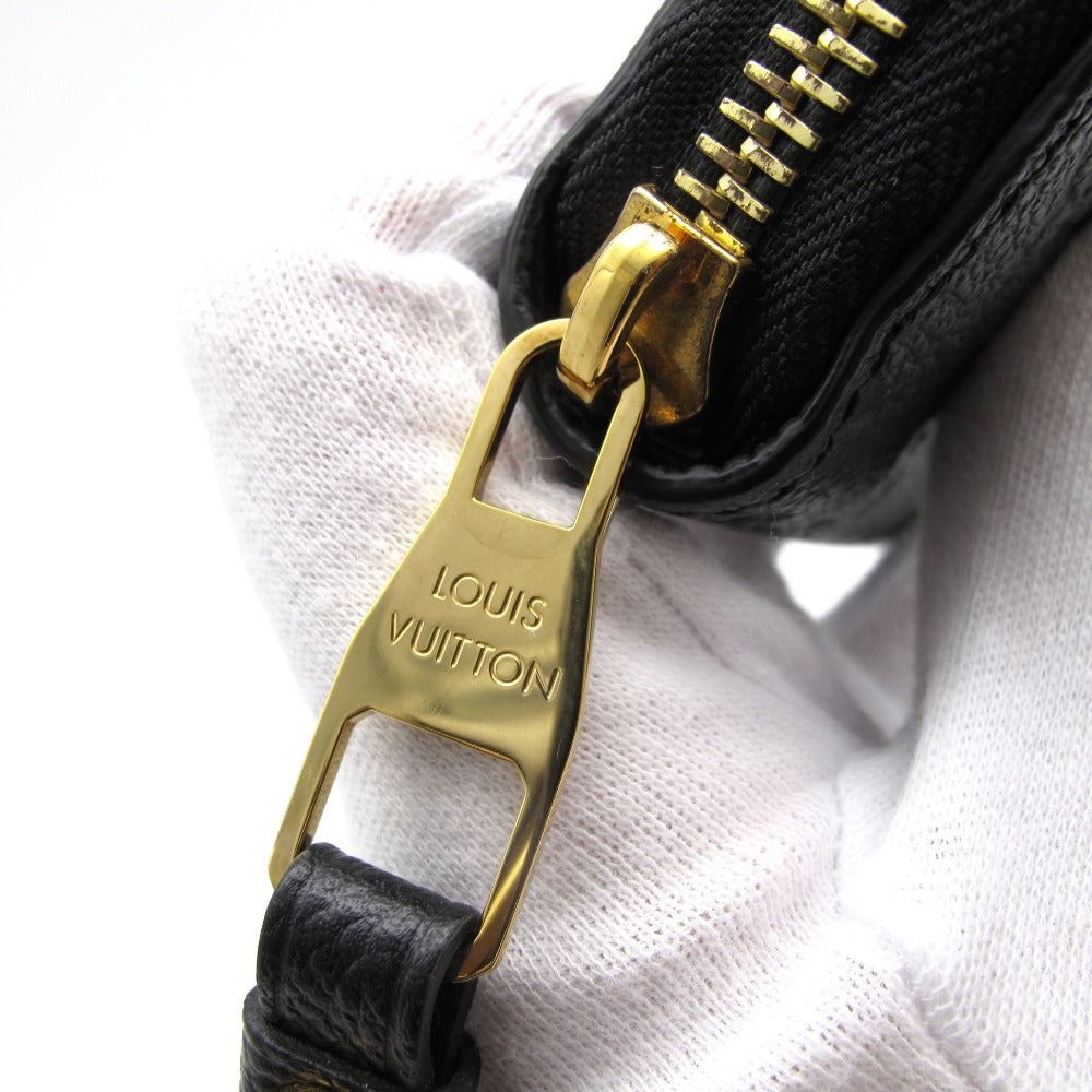 LOUIS VUITTON ルイ・ヴィトン ジッピーウォレット モノグラム アンプラント ノワール M61864 ラウンドファスナー 長財布 ロゴ 型押し レザー ブラック