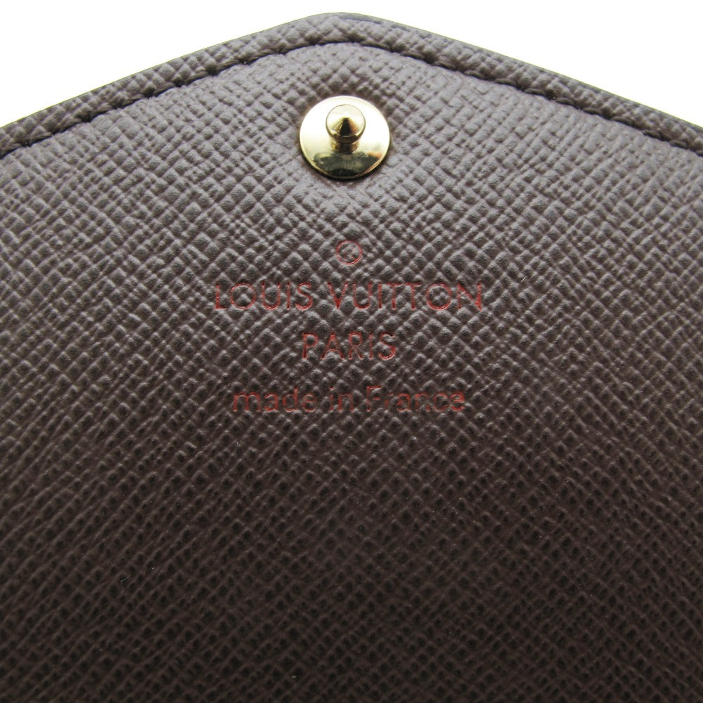 LOUIS VUITTON ルイ・ヴィトン ポルトフォイユ サラ ダミエ エベヌ ブラウン N63209 長財布 ロングウォレット PVC レザー 未使用品