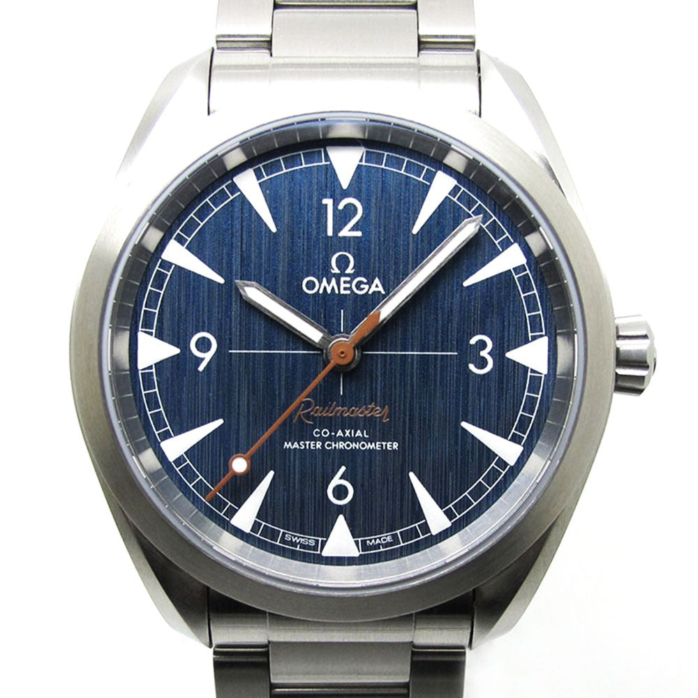 OMEGA オメガ 腕時計 シーマスター レイルマスター コーアクシャル マスター クロノメーター 40MM 220.10.40.20.03.001 ブルー 自動巻き SEAMASTER