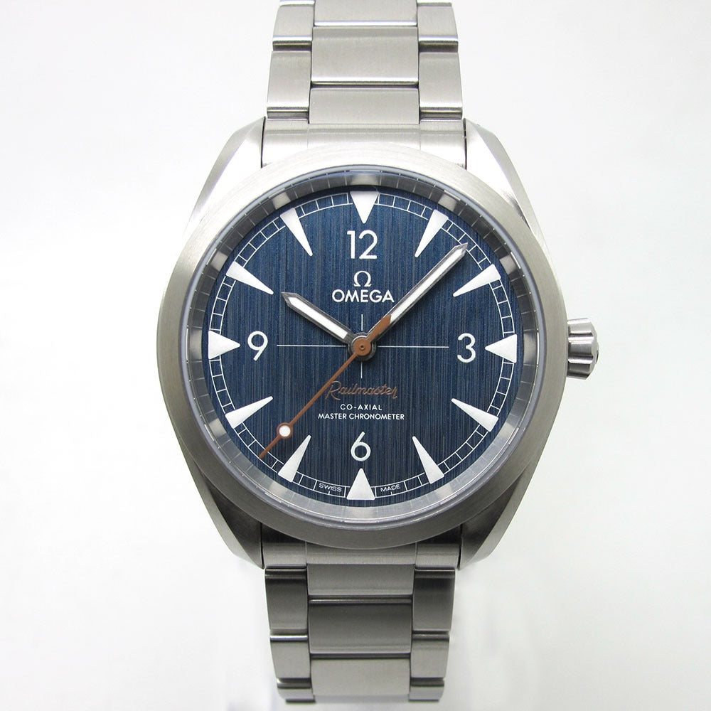 OMEGA オメガ 腕時計 シーマスター レイルマスター コーアクシャル マスター クロノメーター 40MM 220.10.40.20.03.001 ブルー 自動巻き SEAMASTER
