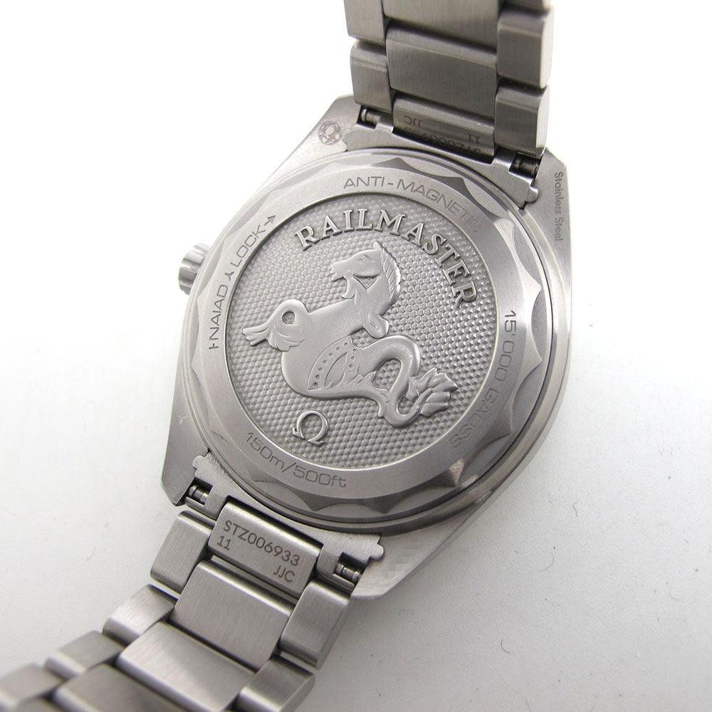 OMEGA オメガ 腕時計 シーマスター レイルマスター コーアクシャル マスター クロノメーター 40MM 220.10.40.20.03.001 ブルー 自動巻き SEAMASTER