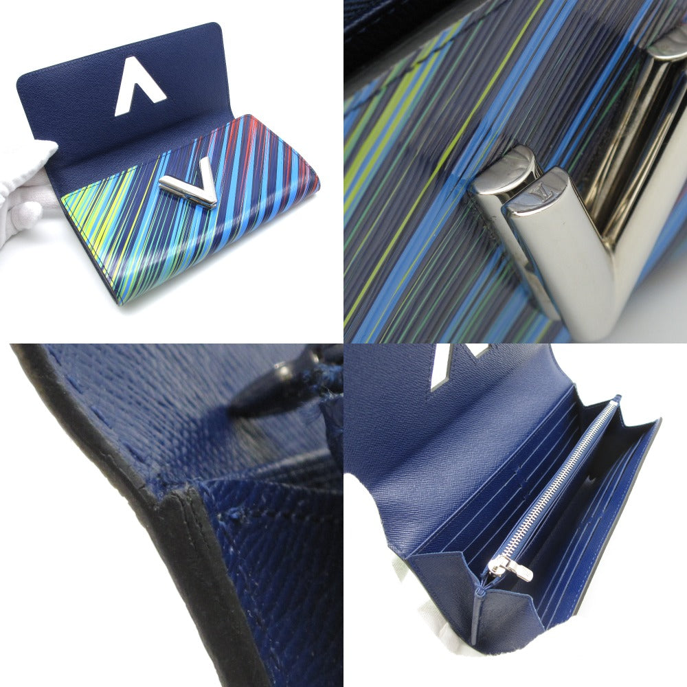 LOUIS VUITTON ルイ・ヴィトン ポルトフォイユ ツイスト パテントエピ レインボー M62263 トロピカルクルーズコレクション ターンロック 長財布 ウォレット 箱付き