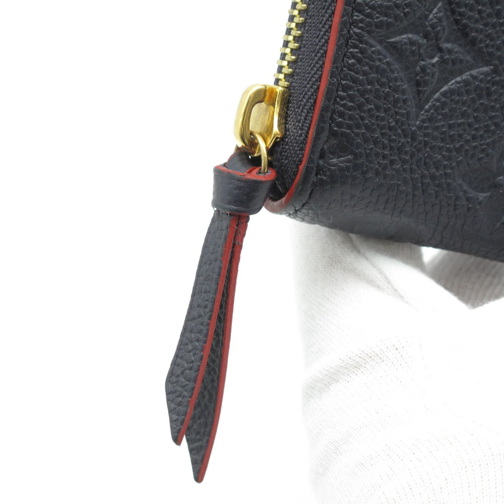 LOUIS VUITTON ルイ・ヴィトン ポルトフォイユ クレマンス モノグラム アンプラント マリーヌルージュ M69415 ラウンドファスナー長財布 ウォレット レザー ネイビー