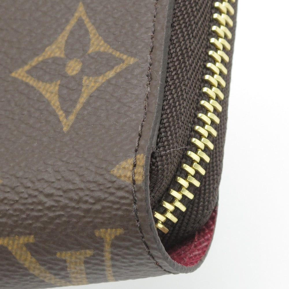 LOUIS VUITTON ルイ・ヴィトン ジッピーウォレット モノグラム フューシャ M41895 ラウンドファスナー 長財布 PVC レザー 未使用品