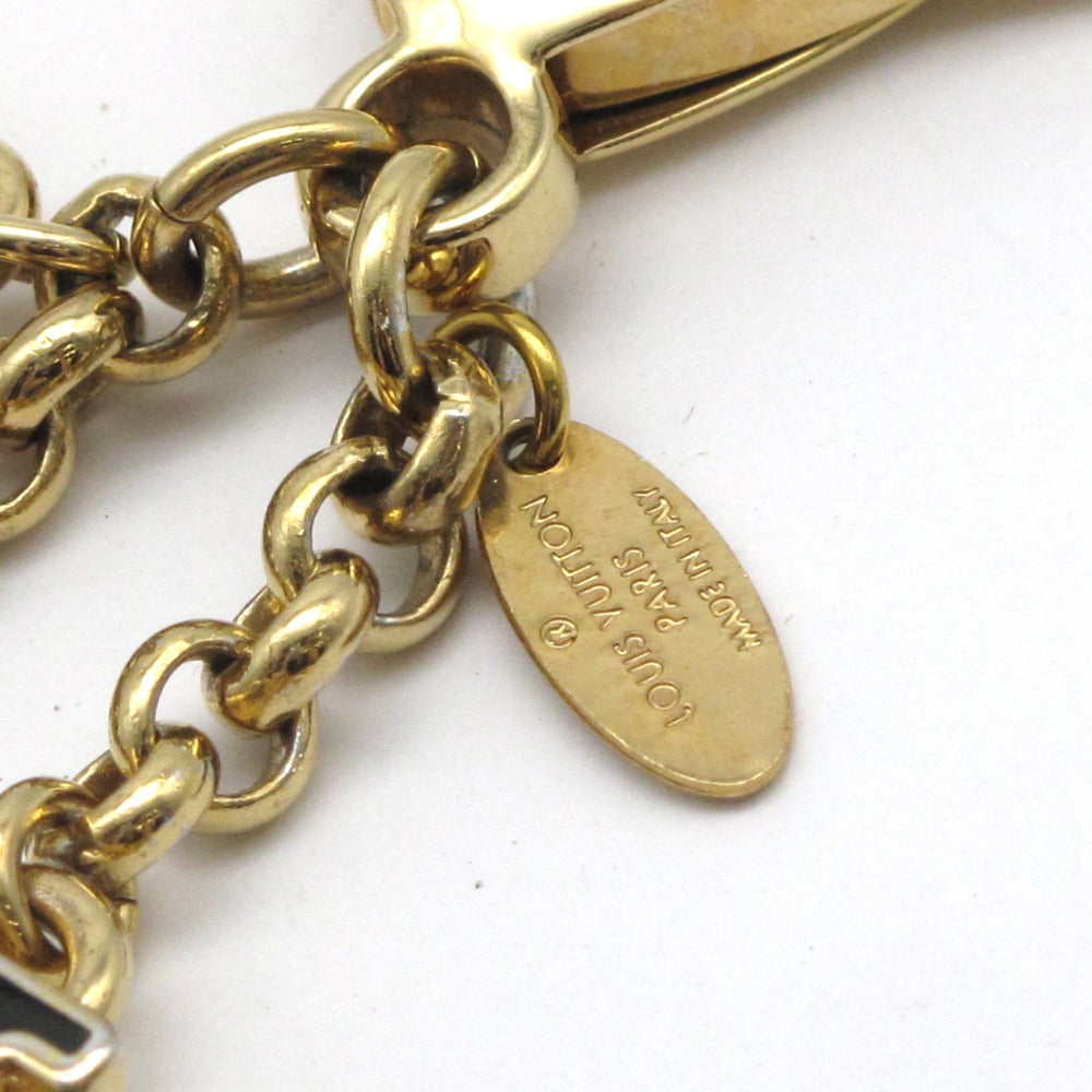 LOUIS VUITTON ルイ・ヴィトン バッグチャーム フルール ドゥ モノグラム M67119 キーホルダー ロゴ フラワー メタル ゴールド 箱付き