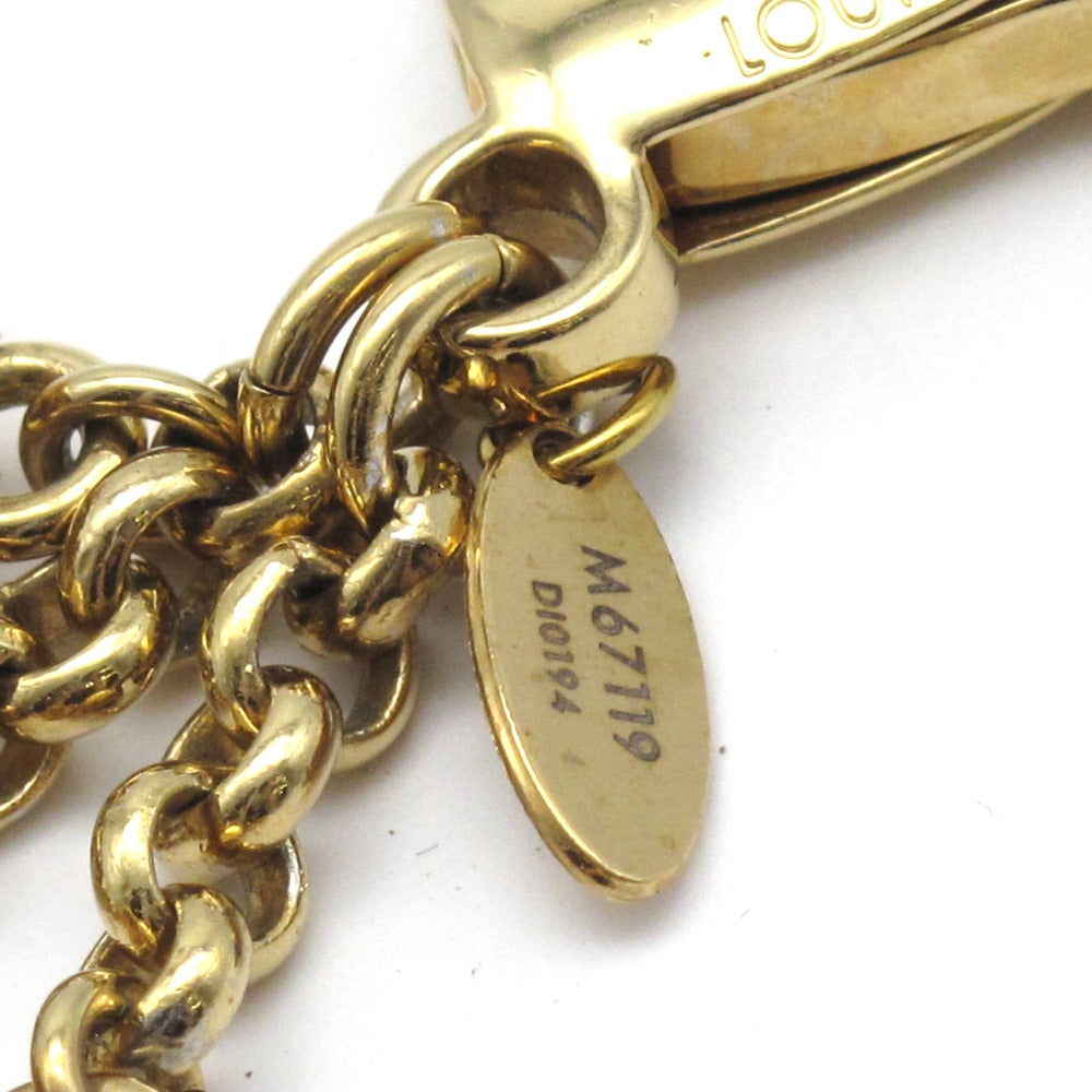 LOUIS VUITTON ルイ・ヴィトン バッグチャーム フルール ドゥ モノグラム M67119 キーホルダー ロゴ フラワー メタル ゴールド 箱付き