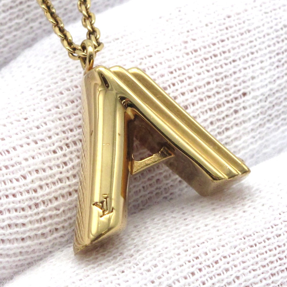 LOUIS VUITTON ルイ・ヴィトン LV&ME A M61056 ネックレス ペンダント アルファベット イニシャル ロング メタル ゴールド アクセサリー レディース メンズ