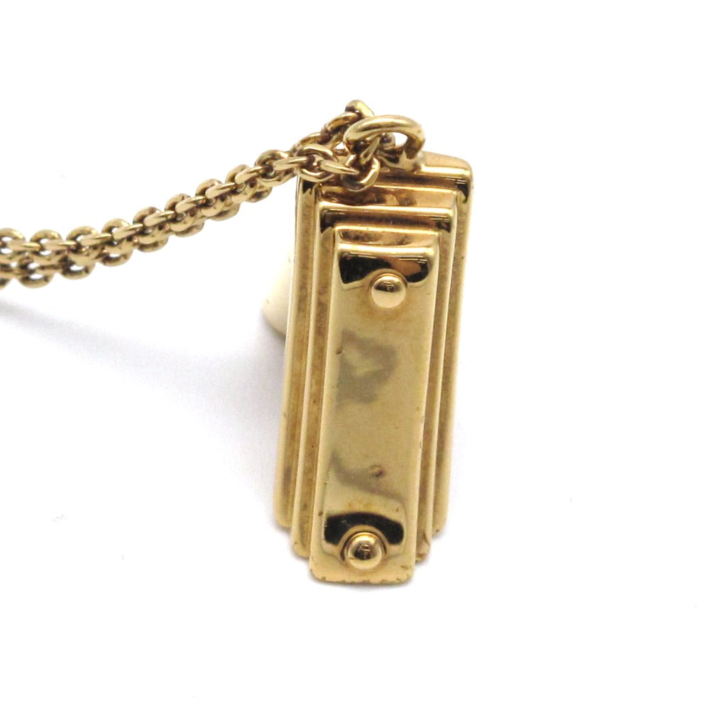 LOUIS VUITTON ルイ・ヴィトン LV&ME A M61056 ネックレス ペンダント アルファベット イニシャル ロング メタル ゴールド アクセサリー レディース メンズ