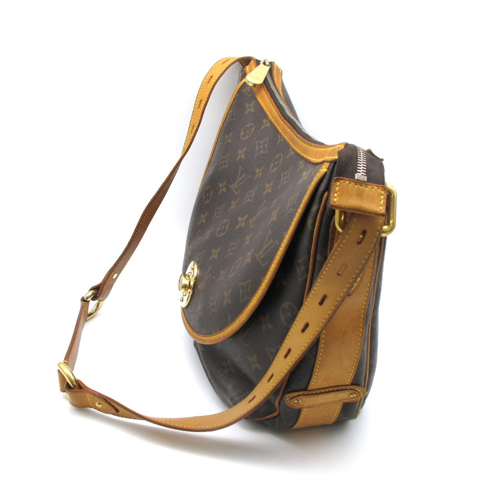 LOUIS VUITTON ルイ・ヴィトン トゥラムGM モノグラム M40075 ショルダーバッグ モノグラムキャンバス レザー ブラウン レディース