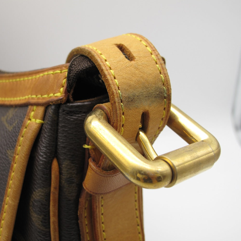 LOUIS VUITTON ルイ・ヴィトン トゥラムGM モノグラム M40075 ショルダーバッグ モノグラムキャンバス レザー ブラウン レディース