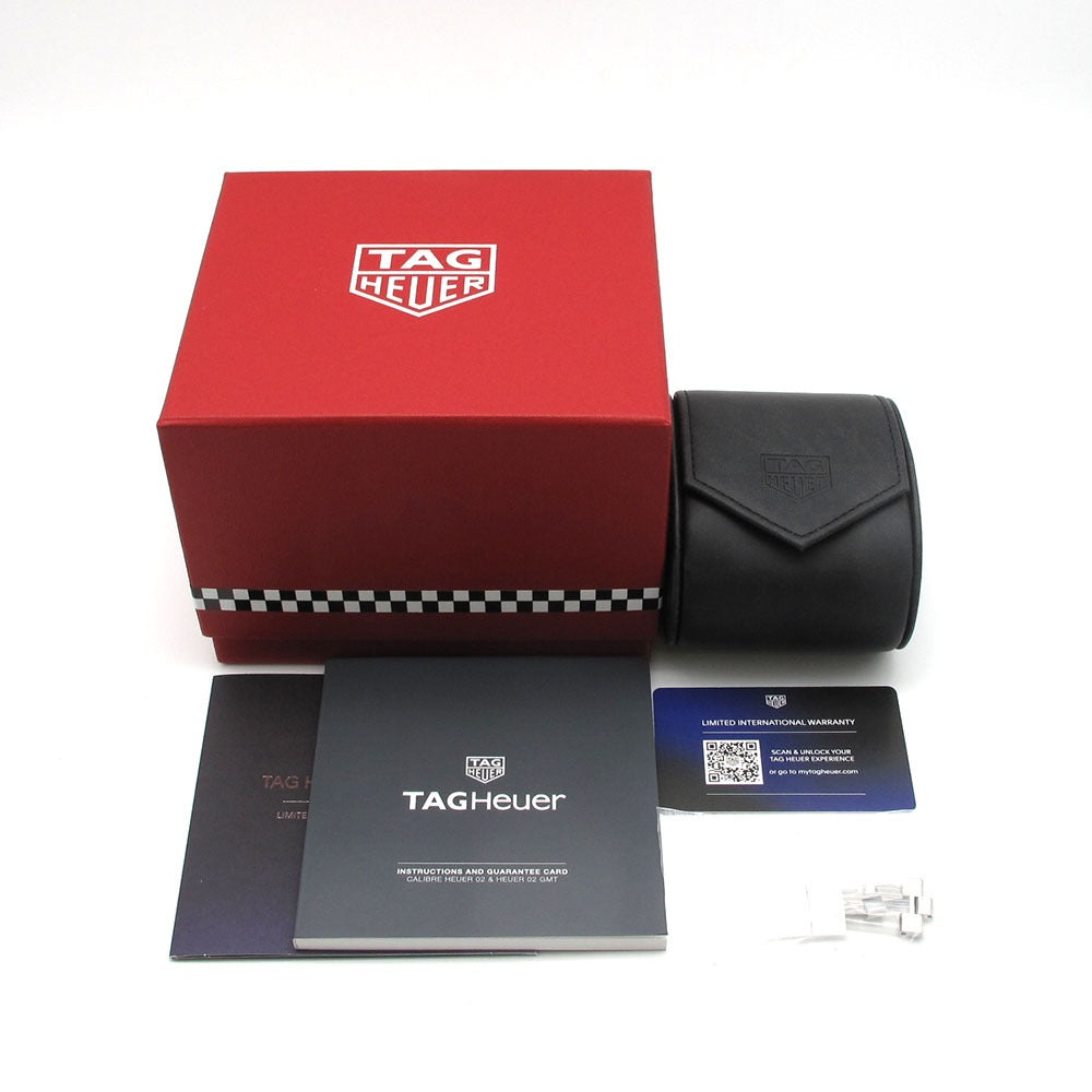 TAG HEUER タグホイヤー 腕時計 モナコ キャリバー ホイヤー02 クロノグラフ CBL2113.BA0644 ブラック 自動巻き MONACO 美品