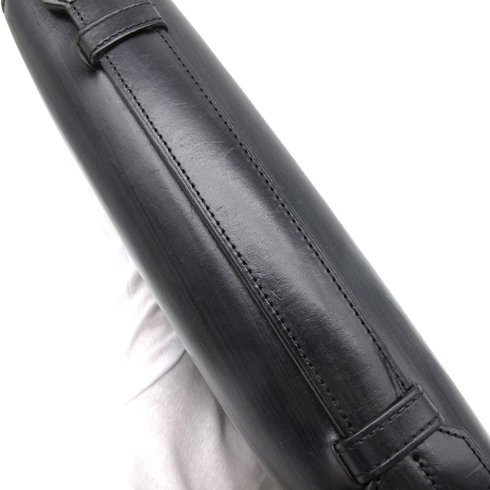 Dunhill ダンヒル ダブルジップ 長財布 オーガナイザー ラウンドファスナー ウォレット トラベルケース レザー ブラック メンズ