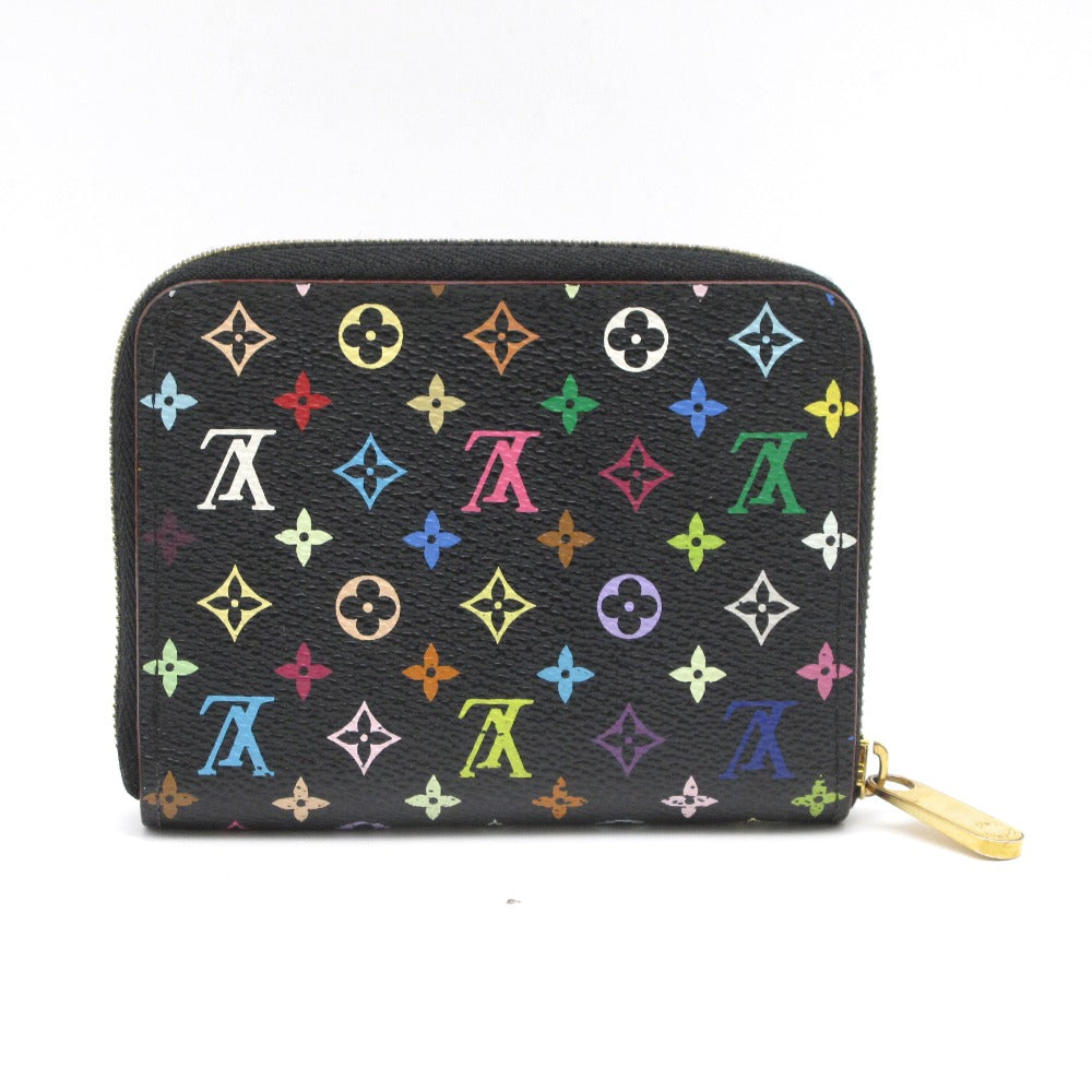 LOUIS VUITTON ルイ・ヴィトン ジッピーコインパース モノグラムマルチカラー ノワール グルナード M93740 コインケース 小銭入れ ミニ財布 ウォレット ブラック ピンク
