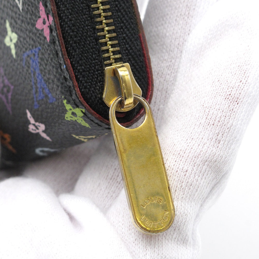 LOUIS VUITTON ルイ・ヴィトン ジッピーコインパース モノグラムマルチカラー ノワール グルナード M93740 コインケース 小銭入れ ミニ財布 ウォレット ブラック ピンク