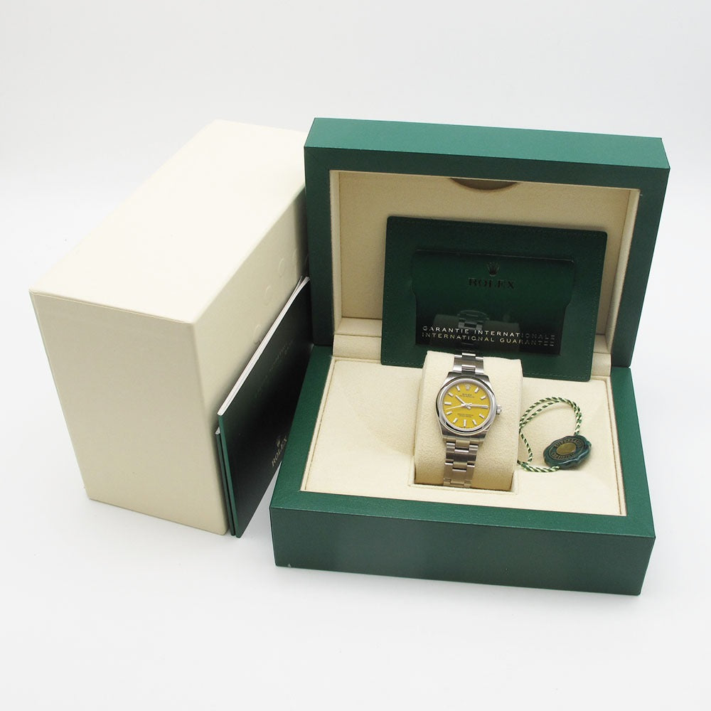ROLEX ロレックス 腕時計 オイスター パーペチュアル 31 Ref.277200 イエローダイアル 自動巻き OYSTER PERPETUAL