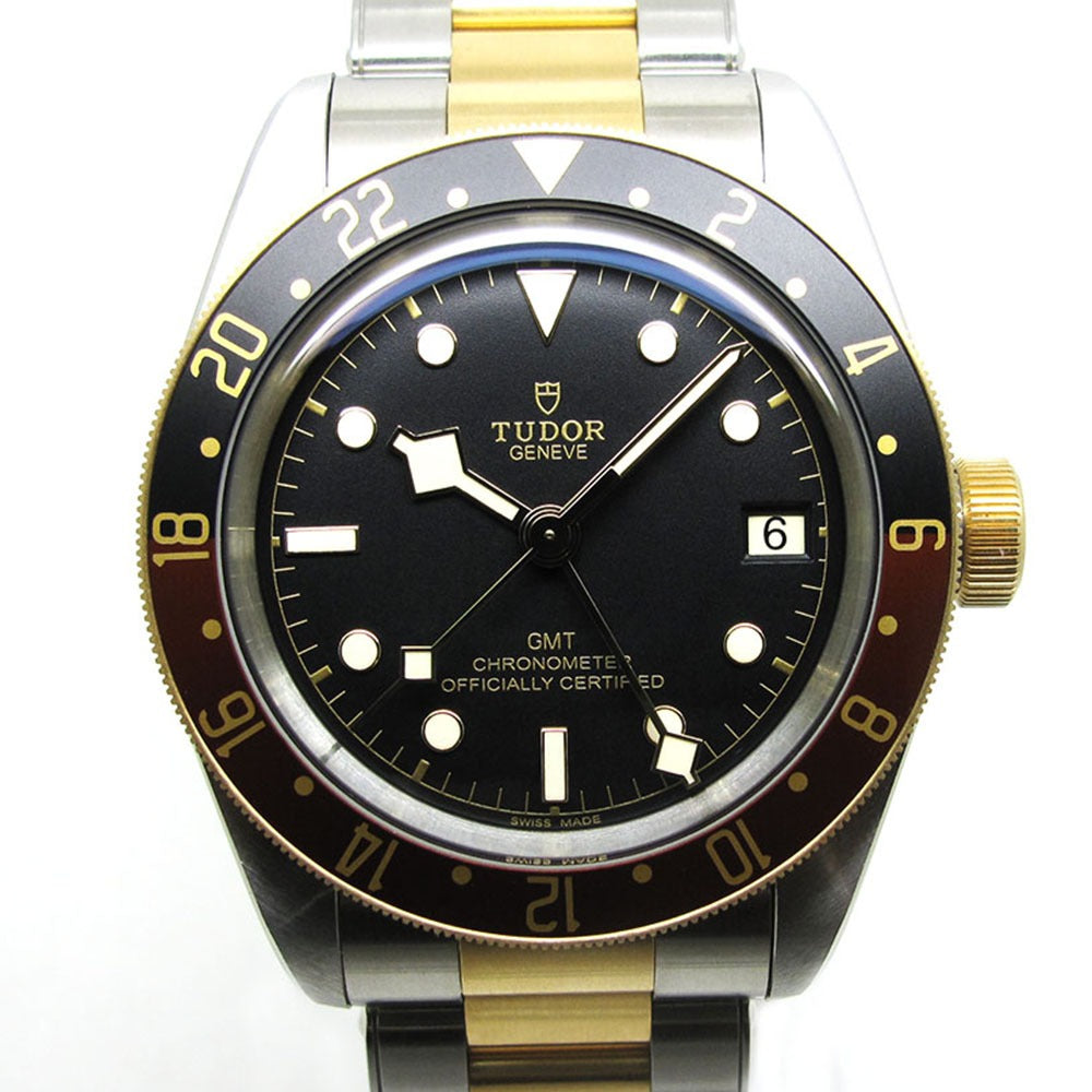 TUDOR チュードル 腕時計 ブラックベイ GMT S&G 79833MN M79833MN-0001 自動巻き HERITAGE BLACK BAY