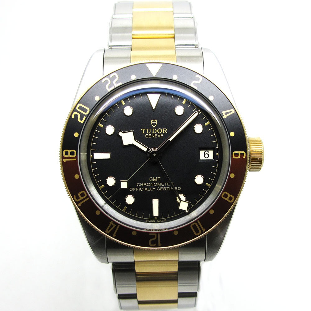 TUDOR チュードル 腕時計 ブラックベイ GMT S&G 79833MN M79833MN-0001 自動巻き HERITAGE BLACK BAY