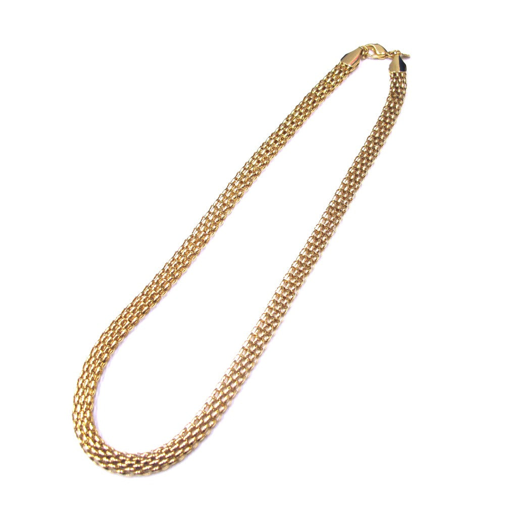 MONET モネ ネックレス メッシュ チェーン ゴールドカラー アクセサリー レディース