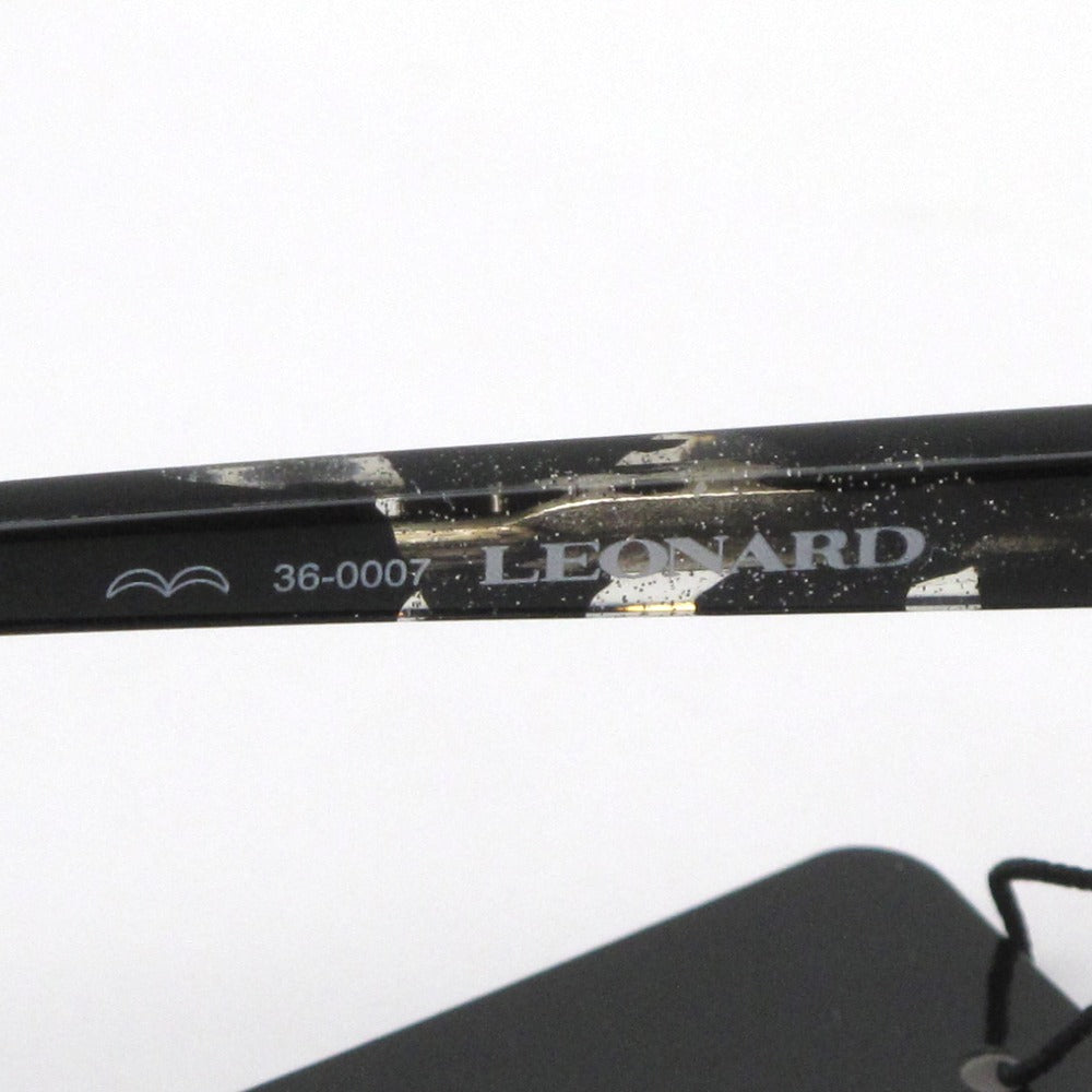 LEONARD レオナール サングラス バックリム UVプロテクション 紫外線カット 55 16 135 ブルー 36-0007 アイウェア 眼鏡 ケース付き レディース 未使用品