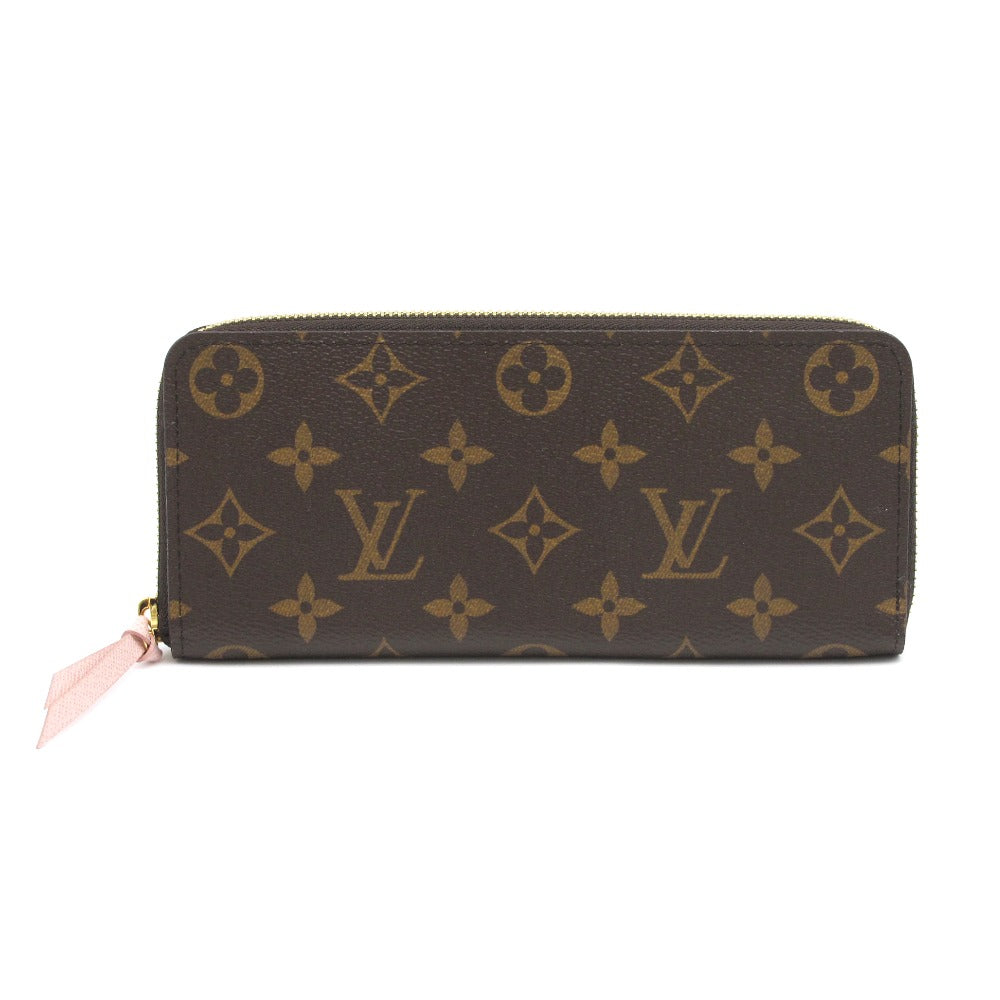 LOUIS VUITTON ルイ・ヴィトン ポルトフォイユ クレマンス モノグラム ローズバレリーヌ M61298 ラウンドファスナー長財布 ジッピー ウォレット PVC レザー レディース 未使用品