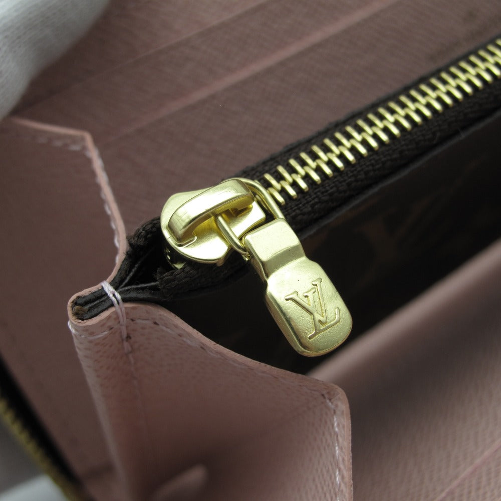 LOUIS VUITTON ルイ・ヴィトン ポルトフォイユ クレマンス モノグラム ローズバレリーヌ M61298 ラウンドファスナー長財布 ジッピー ウォレット PVC レザー レディース 未使用品