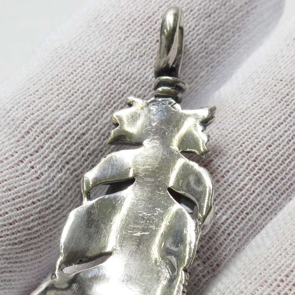 SAAD サード ペンダント トップ ネックレス チャーム フェザー Ag SV SILVER シルバー 925 アクセサリー メンズ