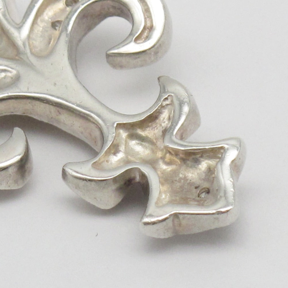 Loree Rodkin ローリーロドキン ペンダントトップ ヘッド チャーム ネックレス フルールドリス 百合の紋章 フレア Ag SV SILVER シルバー 925 ジルコニア アクセサリー メンズ