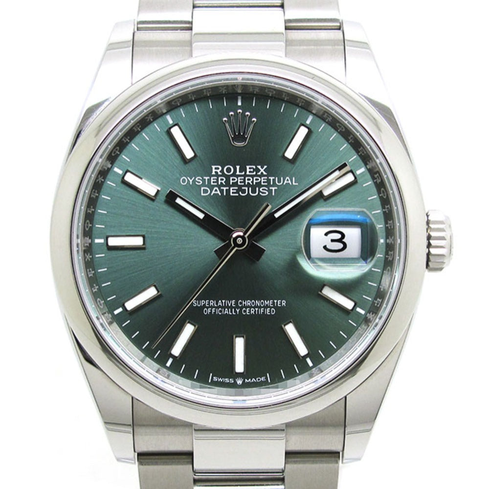 ROLEX ロレックス 腕時計 デイトジャスト 36 Ref.126200 ミントグリーンダイアル 自動巻き DATEJUST