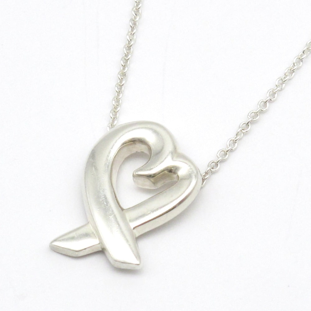 TIFFANY&Co. ティファニー ラビングハート ネックレス ペンダント パロマ ピカソ Ag SV SILVER シルバー 925 アクセサリー レディース