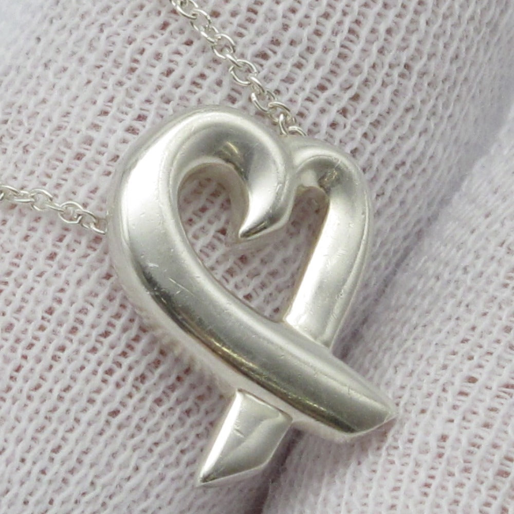 TIFFANY&Co. ティファニー ラビングハート ネックレス ペンダント パロマ ピカソ Ag SV SILVER シルバー 925 アクセサリー レディース