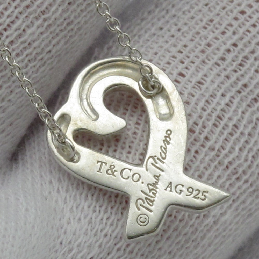 TIFFANY&Co. ティファニー ラビングハート ネックレス ペンダント パロマ ピカソ Ag SV SILVER シルバー 925 アクセサリー レディース