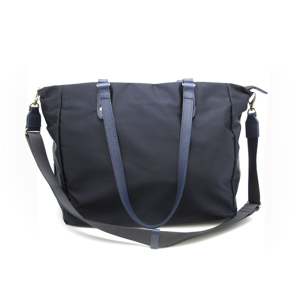 russet ラシット 2WAY トートバッグ ショルダーバッグ クロスボディ 斜め掛け ポシェット 2点セット ナイロン ネイビー レディース