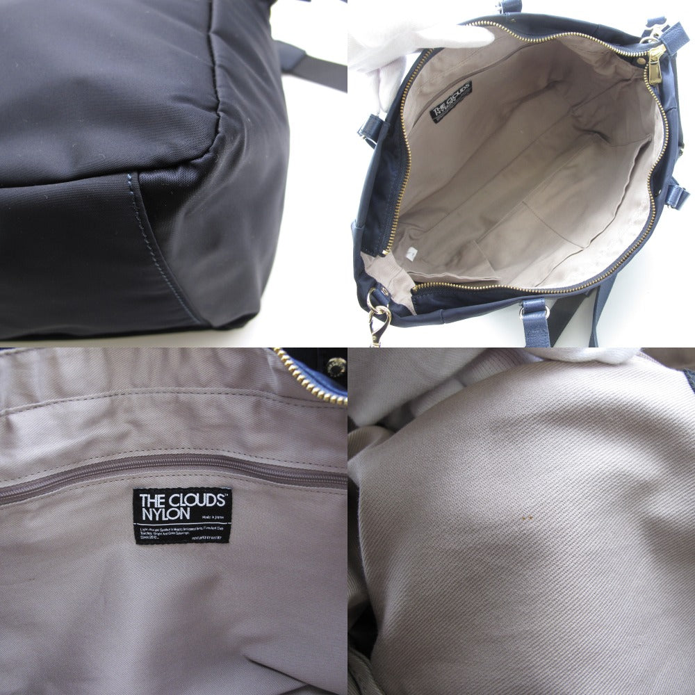 russet ラシット 2WAY トートバッグ ショルダーバッグ クロスボディ 斜め掛け ポシェット 2点セット ナイロン ネイビー レディース