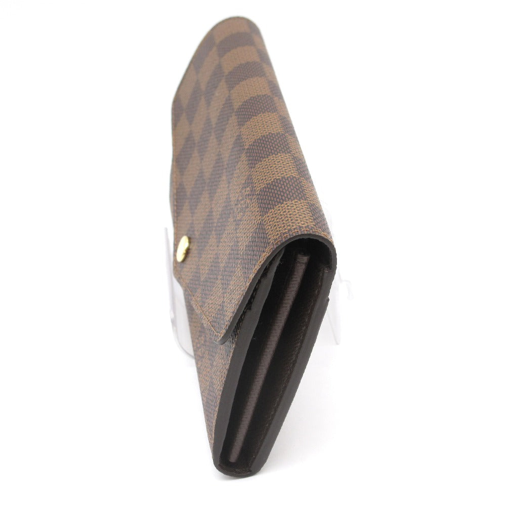LOUIS VUITTON ルイ・ヴィトン ポルトフォイユ サラ ダミエ ブラウン N63209 長財布 ロングウォレット PVC レザー 未使用品