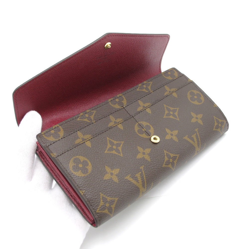 LOUIS VUITTON ルイ・ヴィトン ポルトフォイユ サラ モノグラム フューシャ M62234 長財布 ロングウォレット PVC レザー 未使用品