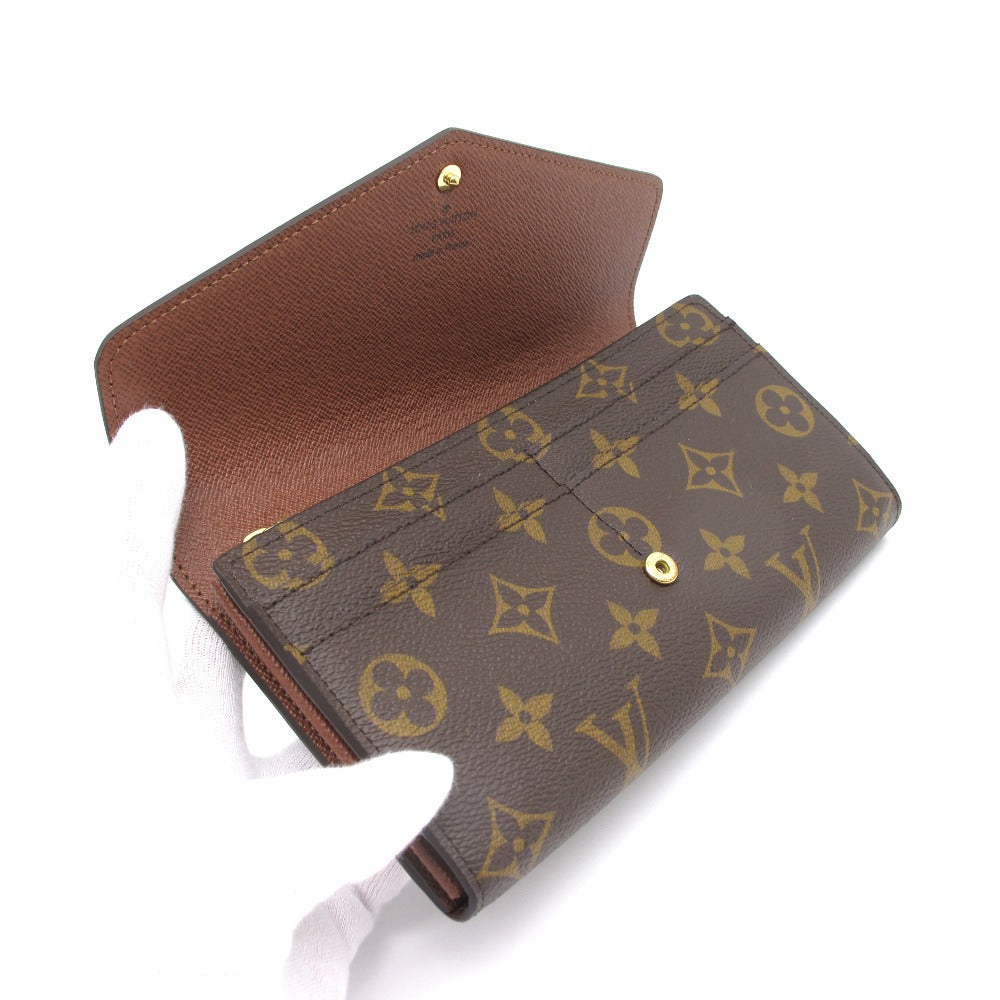 LOUIS VUITTON ルイ・ヴィトン ポルトフォイユ サラ モノグラム ブラウン M60531 長財布 ロングウォレット PVC レザー 未使用品