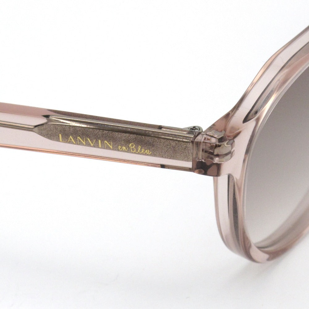 LANVIN en Bleu ランバンオンブルー サングラス SLB007J 03GB UVカット アジアンフィット ピンク 48 21 140 レディース アイウェア 眼鏡 ケース付き 未使用品