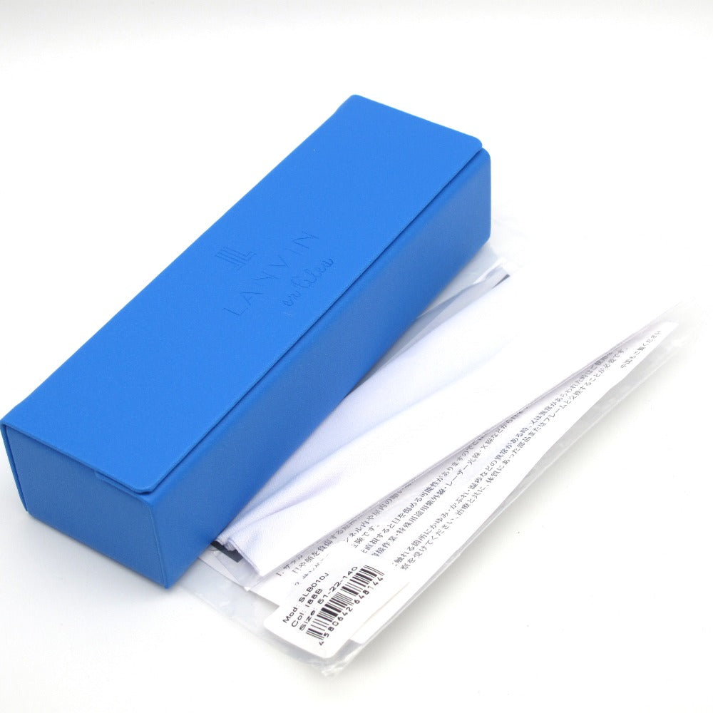 LANVIN en Bleu ランバンオンブルー サングラス SLB010J UVカット アジアンフィット ボストンシェイプ ブルー 51 22 140 ケース付き レディース アイウェア 眼鏡 未使用品