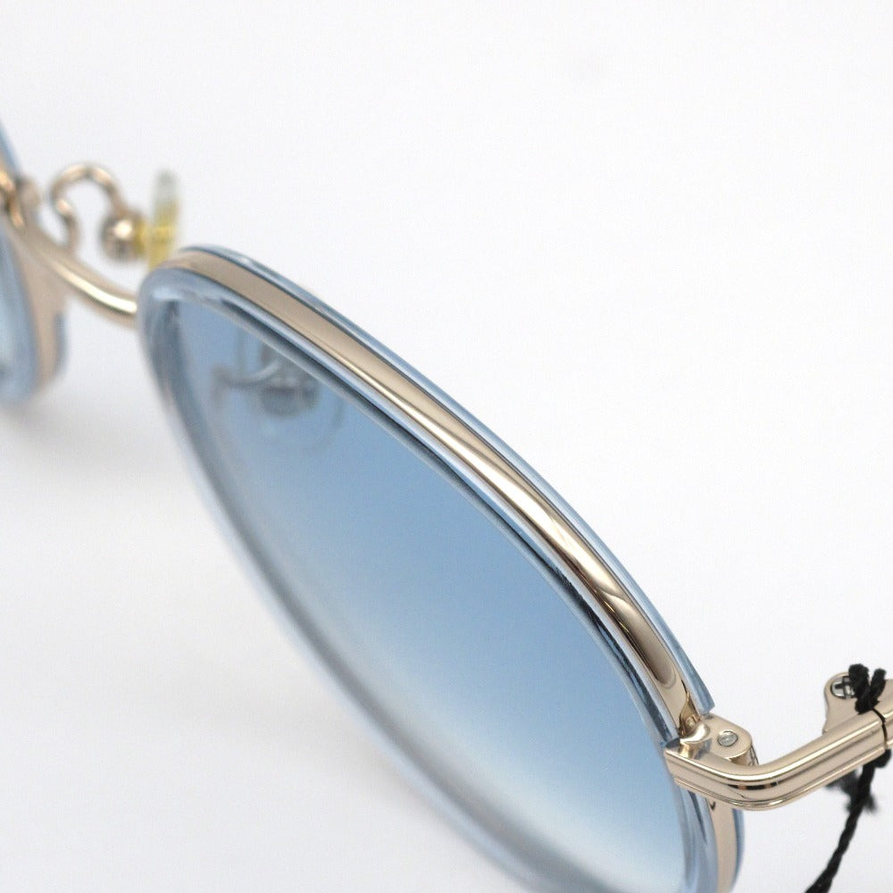 LANVIN en Bleu ランバンオンブルー サングラス SLB010J UVカット アジアンフィット ボストンシェイプ ブルー 51 22 140 ケース付き レディース アイウェア 眼鏡 未使用品