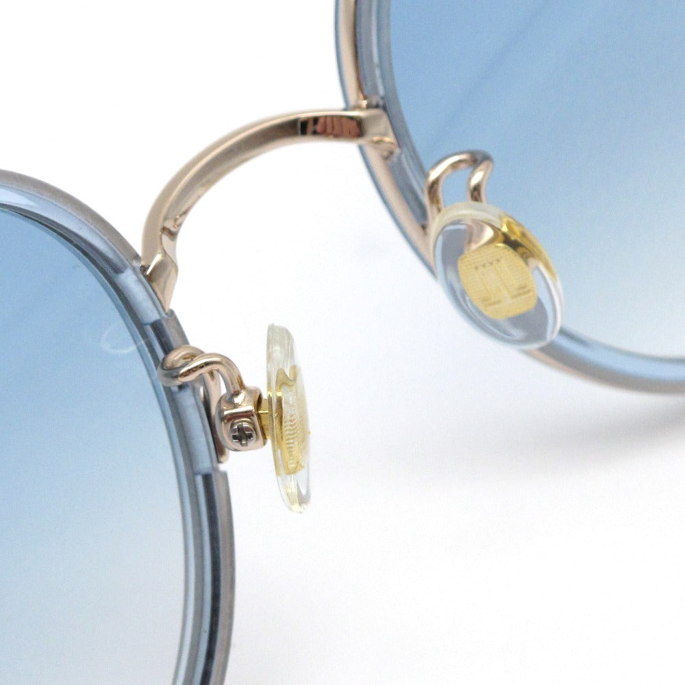LANVIN en Bleu ランバンオンブルー サングラス SLB010J UVカット アジアンフィット ボストンシェイプ ブルー 51 22 140 ケース付き レディース アイウェア 眼鏡 未使用品