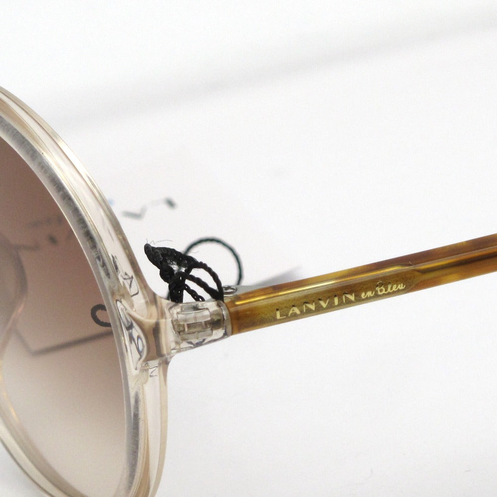 LANVIN en Bleu ランバンオンブルー サングラス SLB008J UVカット アジアンフィット ラウンドシェイプ ブラウン 54 19 140 ケース付き レディース アイウェア 眼鏡 未使用品