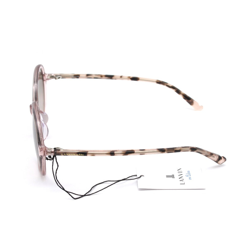 LANVIN en Bleu ランバンオンブルー サングラス SLB008J UVカット アジアンフィット ラウンドシェイプ ピンク 54 19 140 ケース付き レディース アイウェア 眼鏡 未使用品