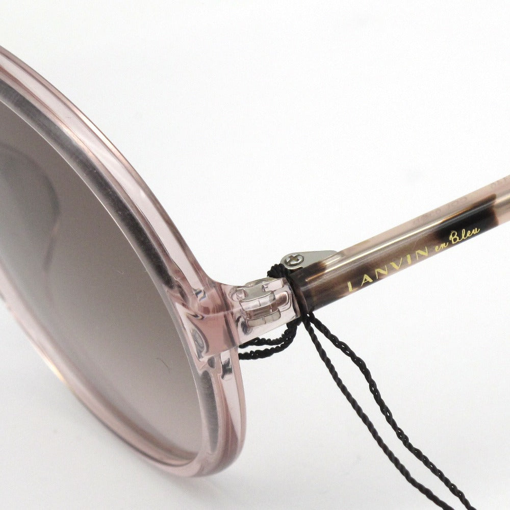 LANVIN en Bleu ランバンオンブルー サングラス SLB008J UVカット アジアンフィット ラウンドシェイプ ピンク 54 19 140 ケース付き レディース アイウェア 眼鏡 未使用品