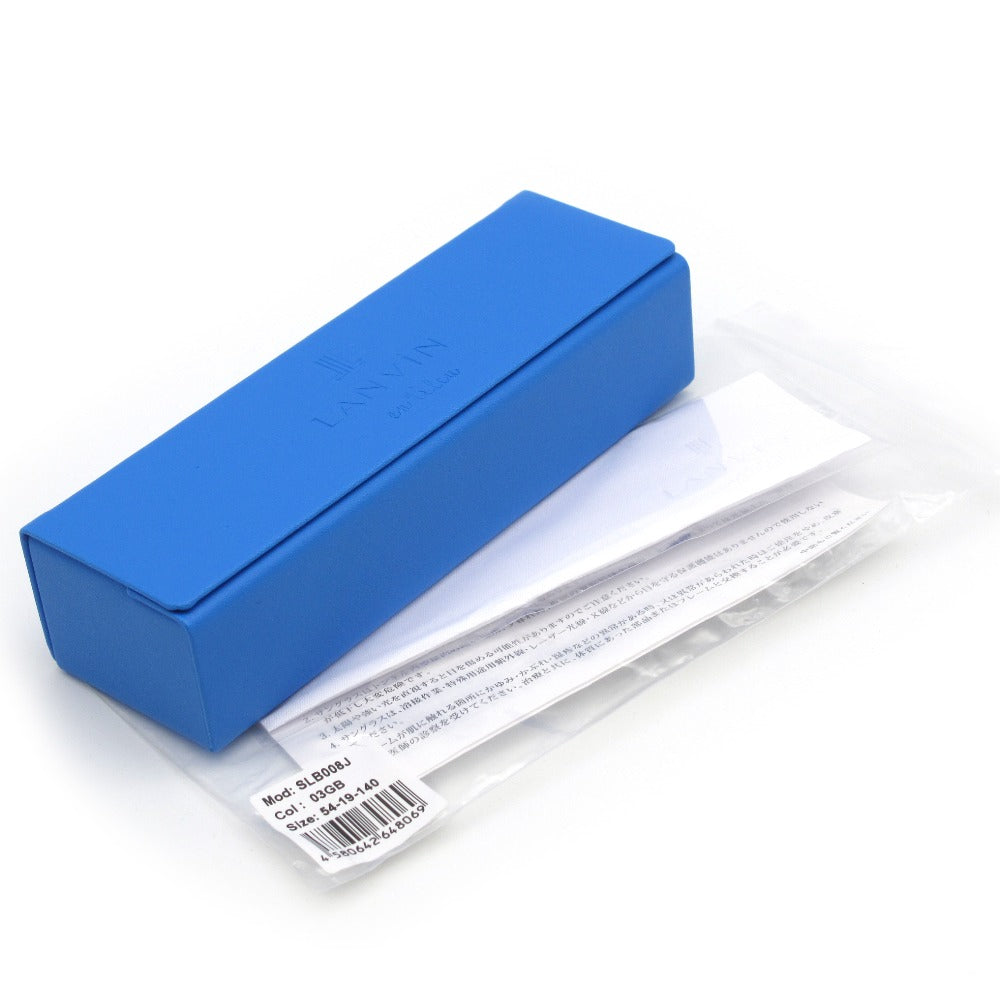 LANVIN en Bleu ランバンオンブルー サングラス SLB008J UVカット アジアンフィット ラウンドシェイプ ピンク 54 19 140 ケース付き レディース アイウェア 眼鏡 未使用品