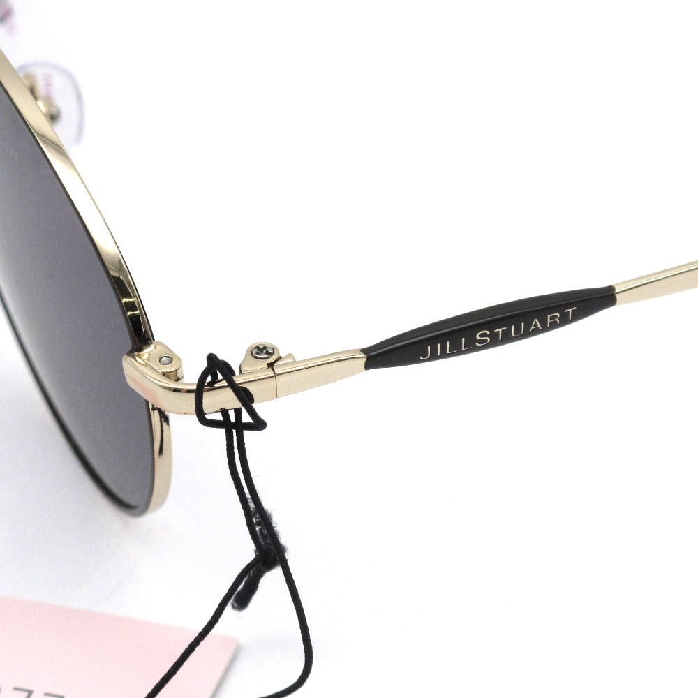JILLSTUART ジルスチュアート サングラス 06-0494 03 UVカット ラウンドシェイプ メタル 55 19 135 ゴールド ピンク ケース付き レディース アイウェア 眼鏡 未使用品