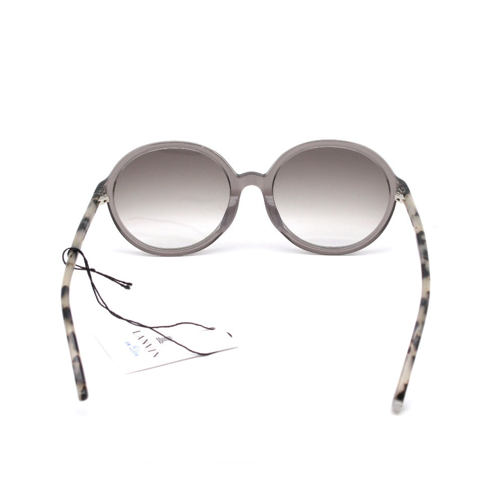 LANVIN en Bleu ランバンオンブルー サングラス SLB008J UVカット アジアンフィット ラウンドシェイプ グレー 54 19 140 ケース付き レディース アイウェア 眼鏡 未使用品