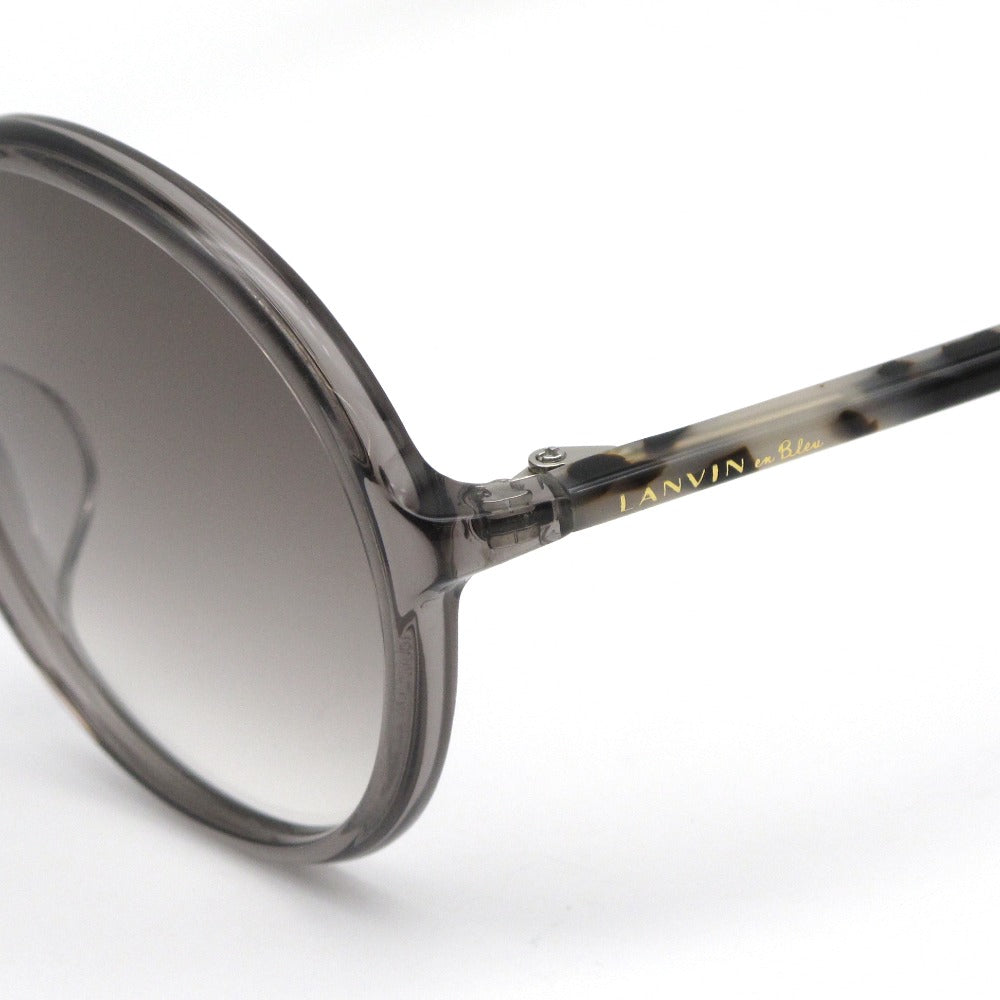 LANVIN en Bleu ランバンオンブルー サングラス SLB008J UVカット アジアンフィット ラウンドシェイプ グレー 54 19 140 ケース付き レディース アイウェア 眼鏡 未使用品